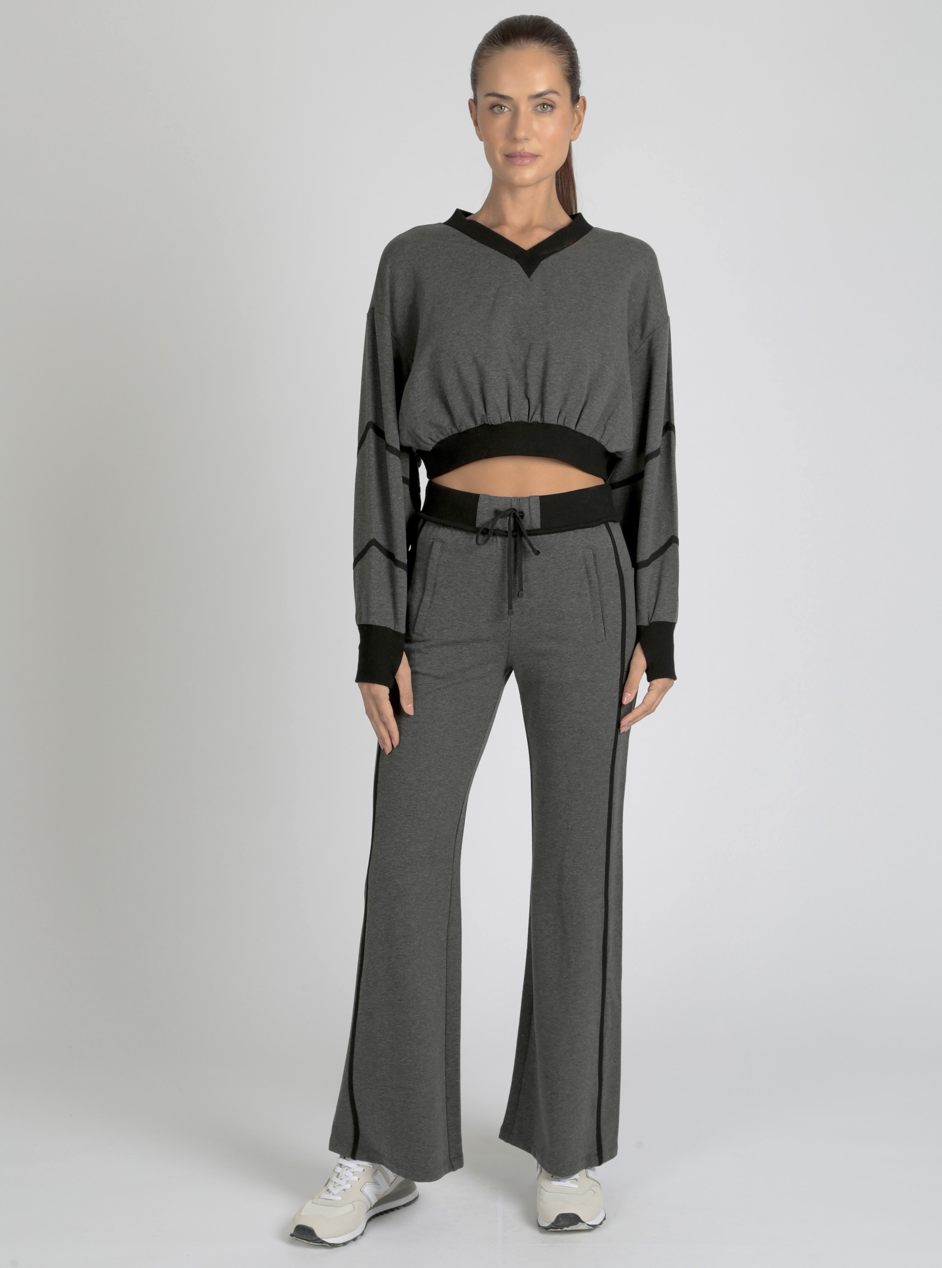 Belina V Neck Sweatshirt final sale