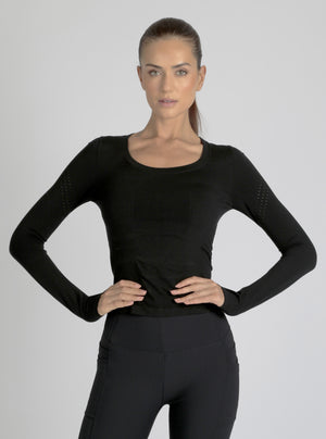 Seamless Scoop Neck Top