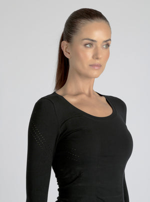 Seamless Scoop Neck Top