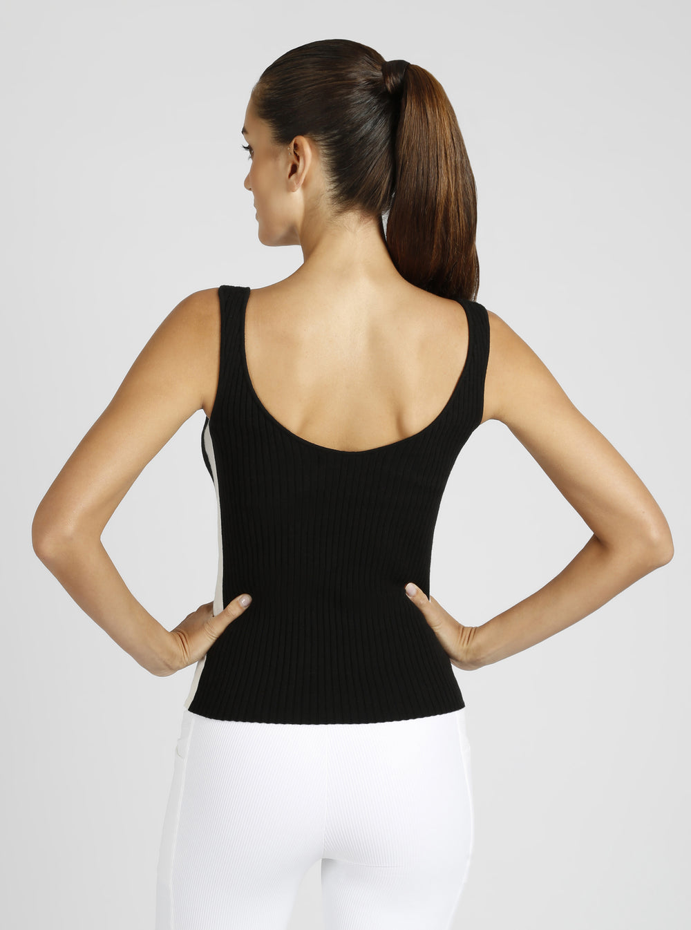 Meghan V Neck Tank - Blanc Noir Online Store
