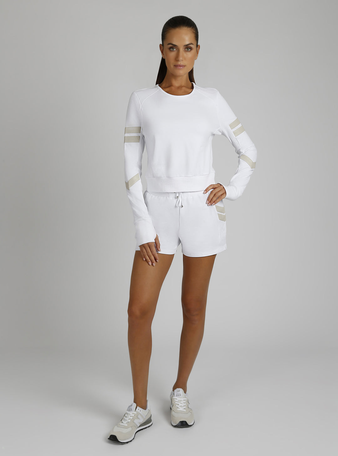 Maitri Sweatshirt Gold Trims - Blanc Noir Online Store