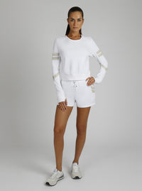 Maitri Sweatshirt Gold Trims - Blanc Noir Online Store