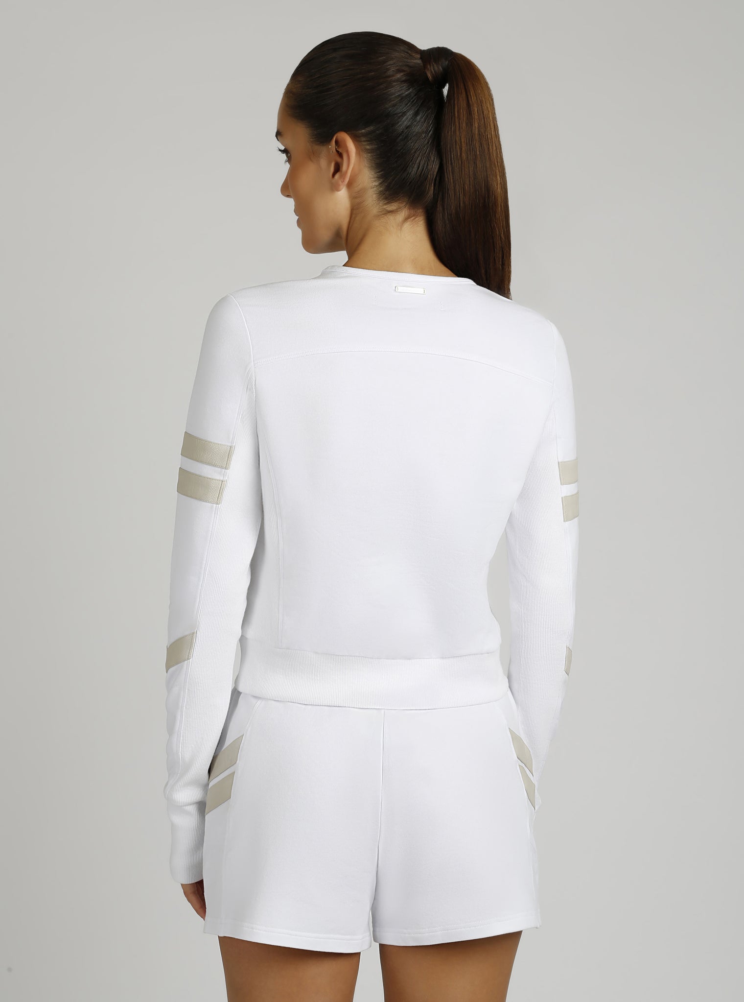Maitri Sweatshirt Gold Trims - Blanc Noir Online Store