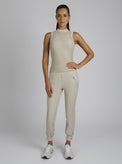 Astrid Mock Neck Top - Blanc Noir Online Store