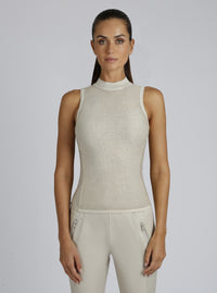 Astrid Mock Neck Top - Blanc Noir Online Store