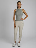 Astrid Mock Neck Top - Blanc Noir Online Store