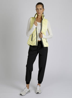 Super Hero Down Filled Vest - Blanc Noir Online Store