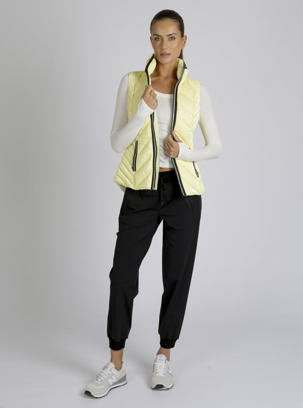 Super Hero Down Filled Vest - Blanc Noir Online Store