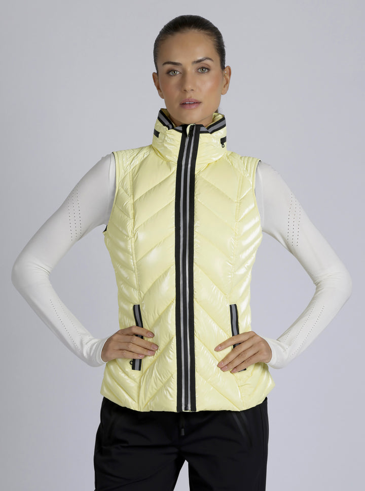 Super Hero Down Filled Vest - Blanc Noir Online Store