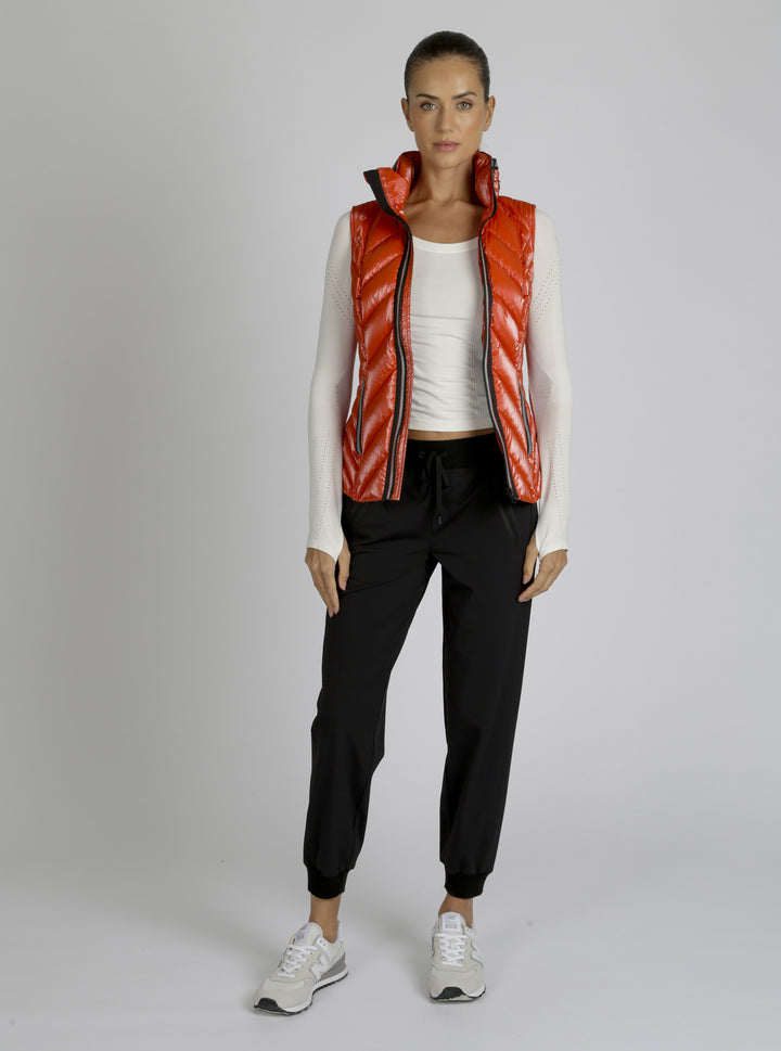 Super Hero Down Filled Vest - Blanc Noir Online Store