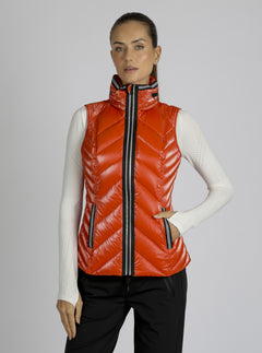 Super Hero Down Filled Vest - Blanc Noir Online Store