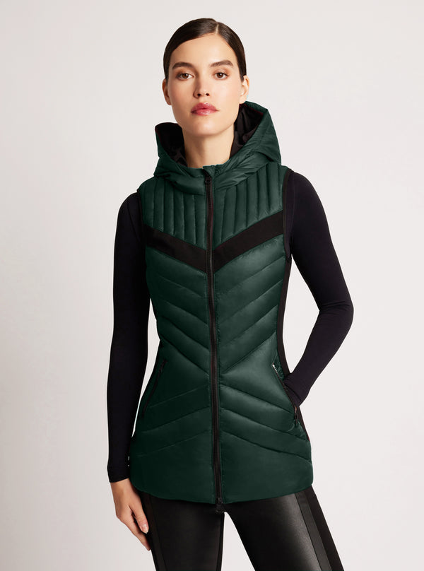 Elongated Puffer Vest - Blanc Noir Online Store