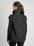 Camo Oversize Svetlana Vest Gold Trims - Blanc Noir Online Store