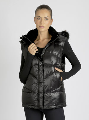 Afterburn Puffer Down Filled Vest - Blanc Noir Online Store