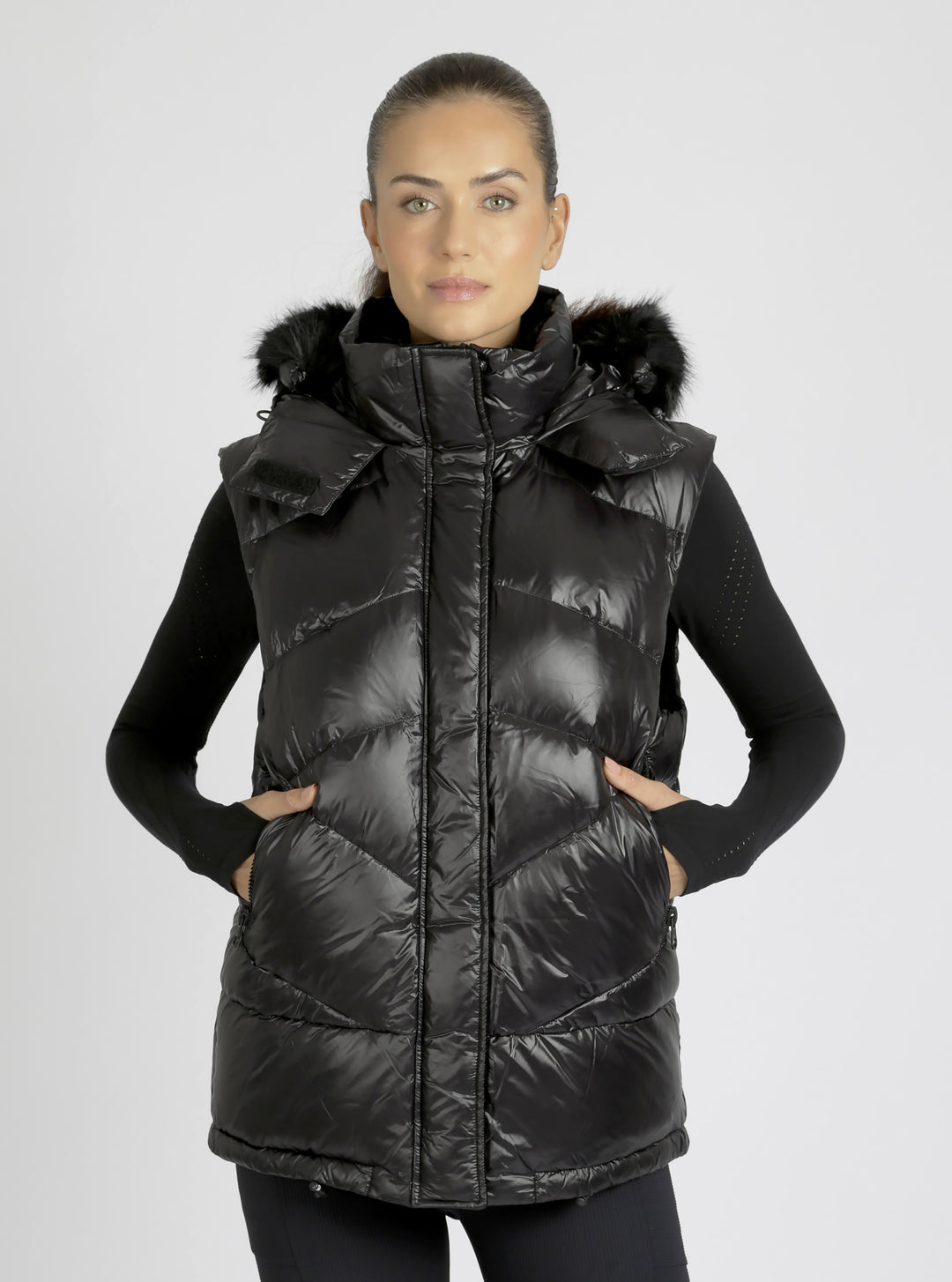 Afterburn Puffer Down Filled Vest - Blanc Noir Online Store