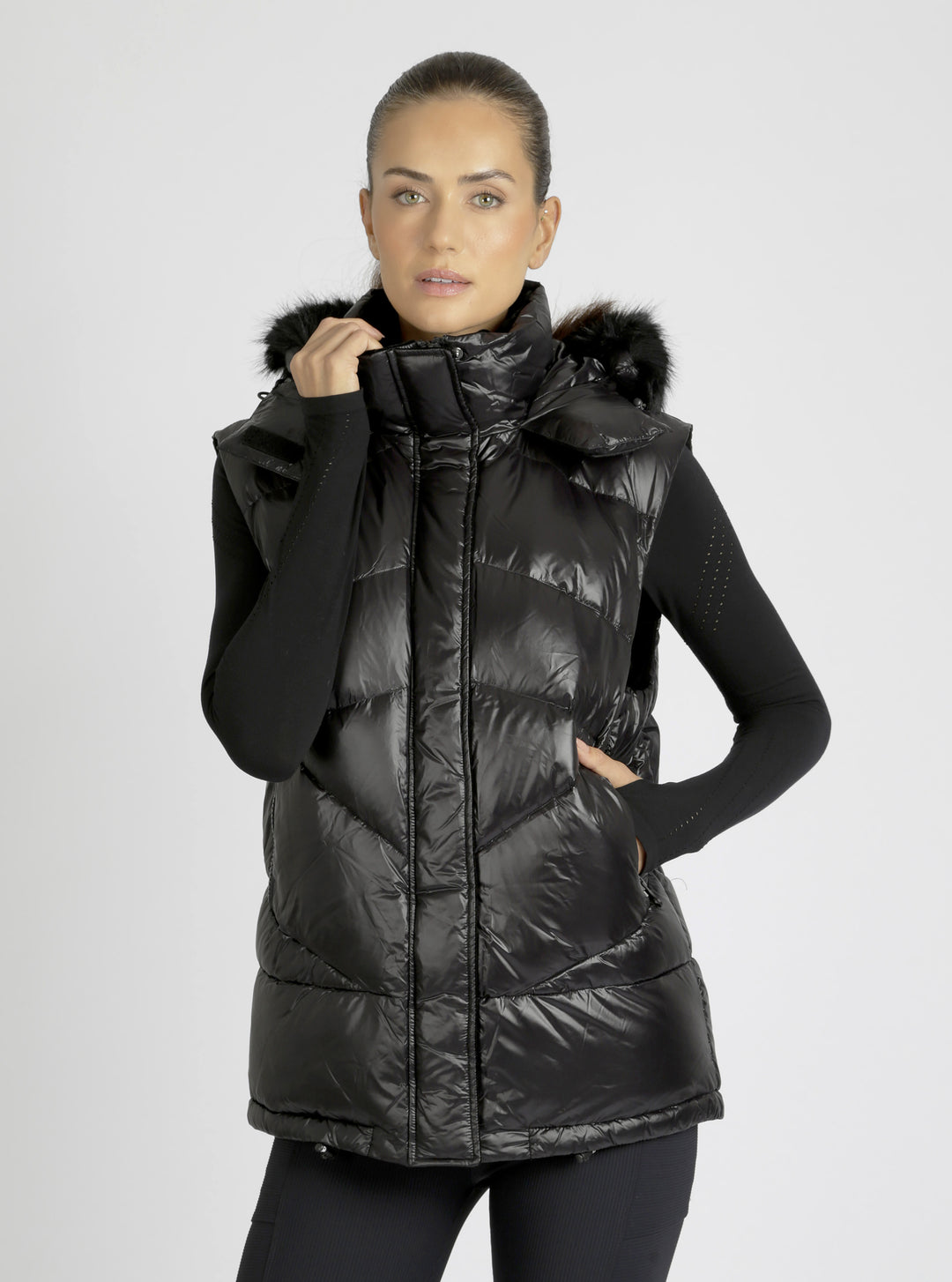 Afterburn Puffer Down Filled Vest - Blanc Noir Online Store