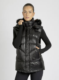 Afterburn Puffer Down Filled Vest - Blanc Noir Online Store
