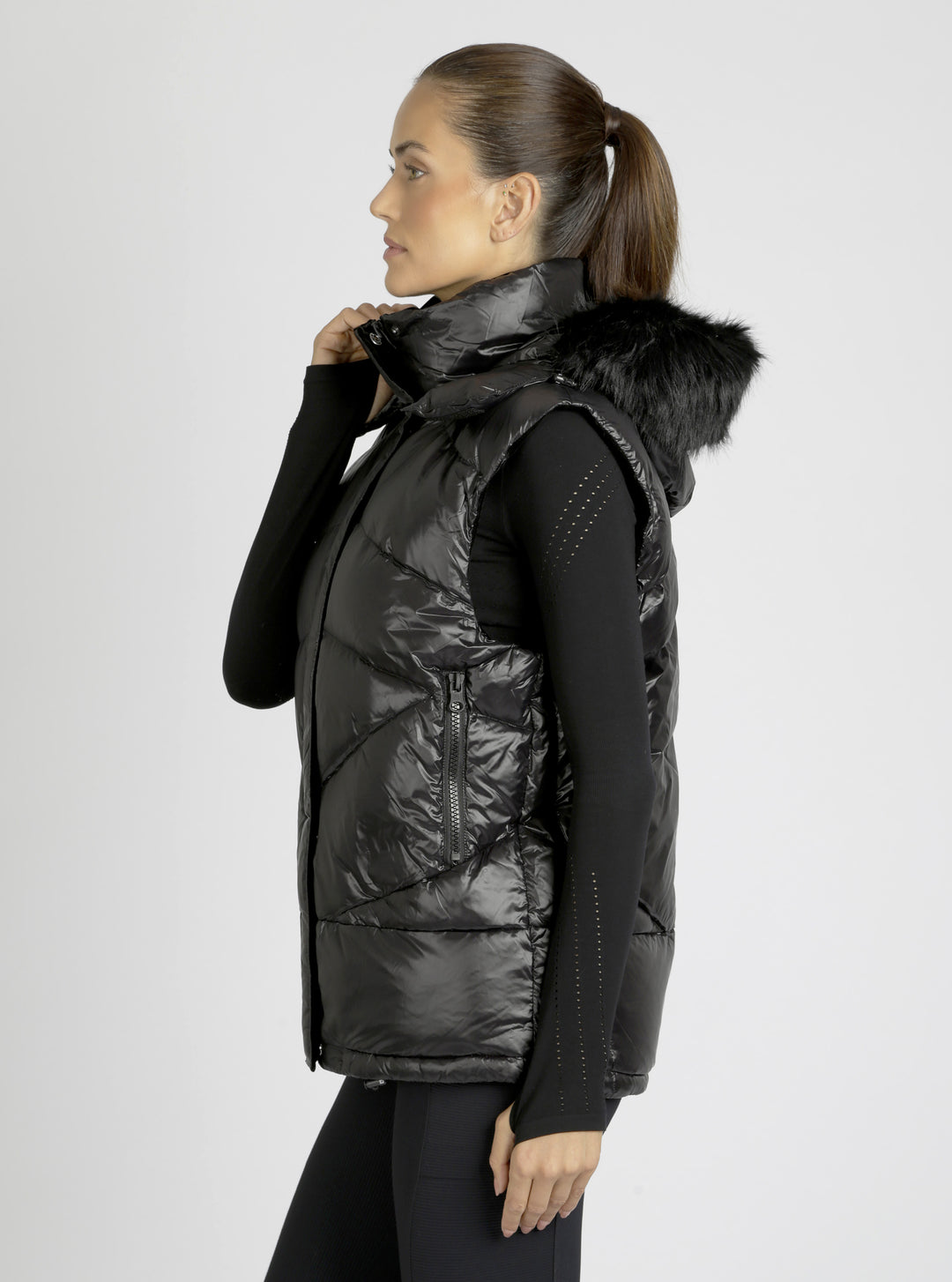 Afterburn Puffer Down Filled Vest - Blanc Noir Online Store
