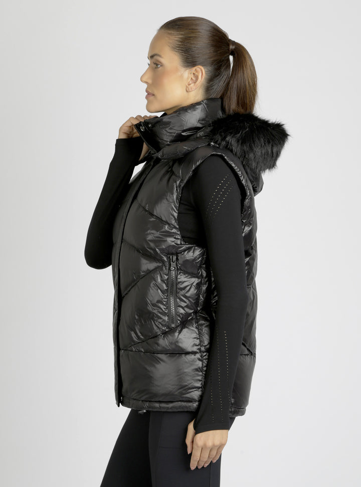 Afterburn Puffer Down Filled Vest - Blanc Noir Online Store