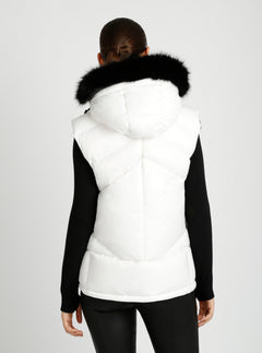 Afterburn Puffer Vest - Blanc Noir Online Store