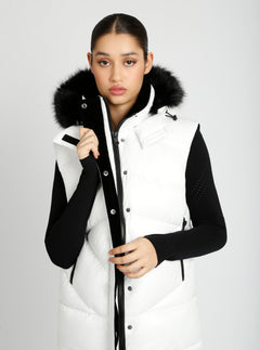 Afterburn Puffer Vest - Blanc Noir Online Store