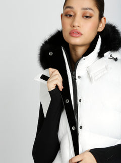 Afterburn Puffer Vest - Blanc Noir Online Store