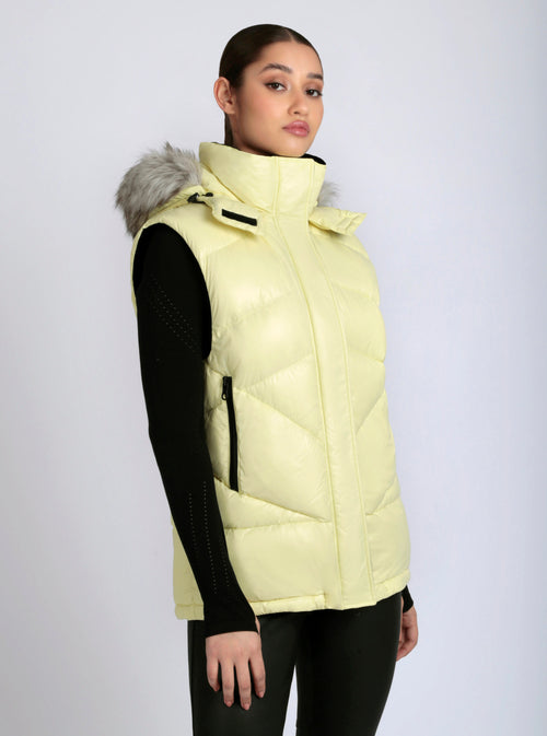 Afterburn Puffer Vest - Blanc Noir Online Store