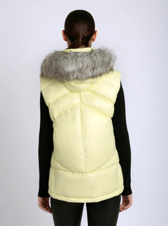 Afterburn Puffer Vest - Blanc Noir Online Store