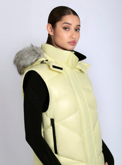 Afterburn Puffer Vest - Blanc Noir Online Store