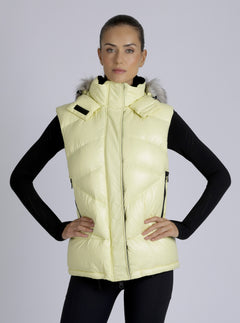 Afterburn Puffer Down Filled Vest - Blanc Noir Online Store