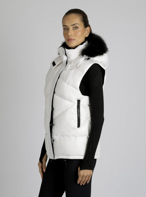 Afterburn Puffer Down Filled Vest - Blanc Noir Online Store