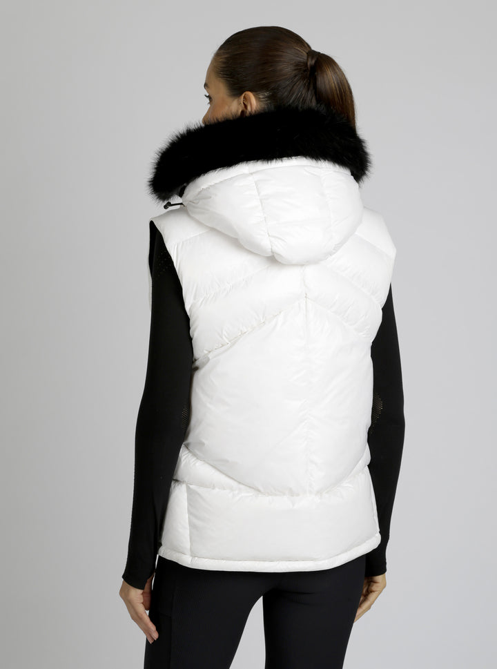 Afterburn Puffer Down Filled Vest - Blanc Noir Online Store