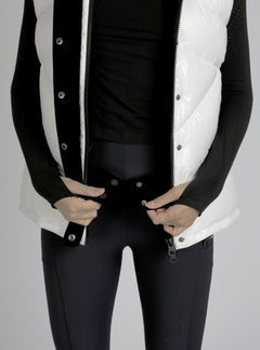 Afterburn Puffer Down Filled Vest - Blanc Noir Online Store