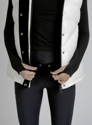 Afterburn Puffer Down Filled Vest - Blanc Noir Online Store
