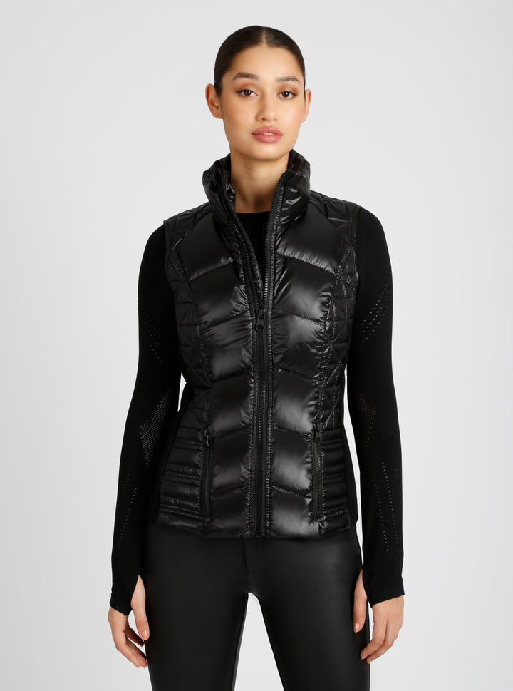 Lightweight Packable Puffer Vest - Blanc Noir Online Store