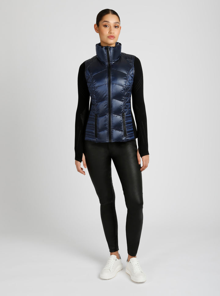 Lightweight Packable Puffer Vest - Blanc Noir Online Store
