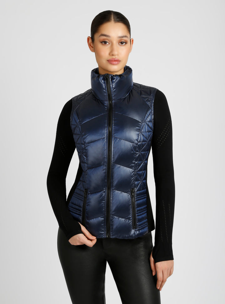 Lightweight Packable Puffer Vest - Blanc Noir Online Store