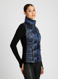 Lightweight Packable Puffer Vest - Blanc Noir Online Store