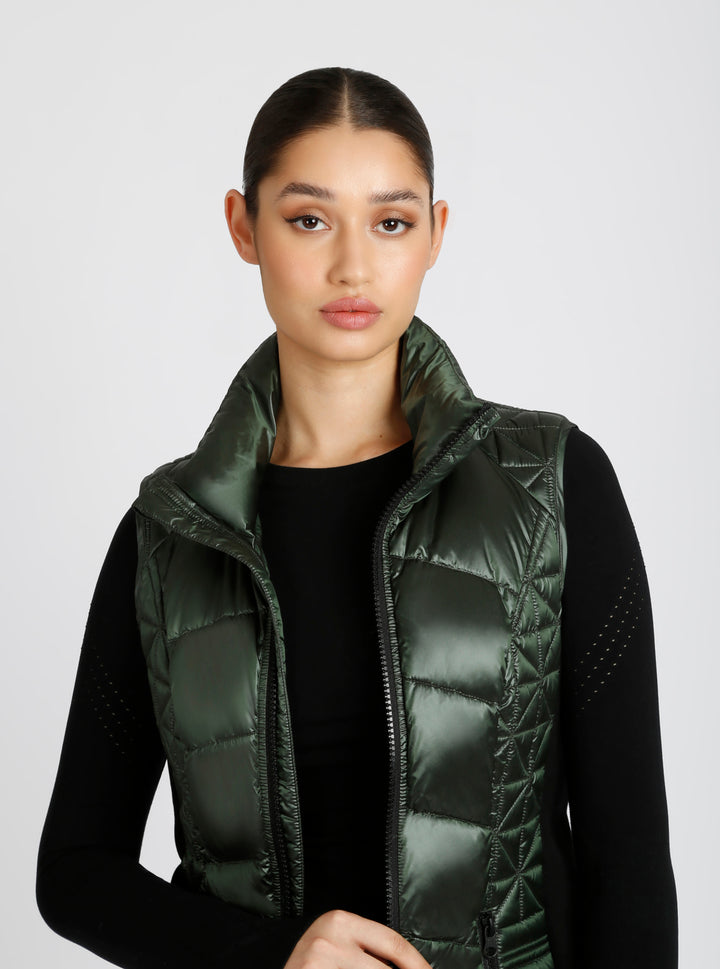 Lightweight Packable Puffer Vest - Blanc Noir Online Store