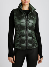 Lightweight Packable Puffer Vest - Blanc Noir Online Store