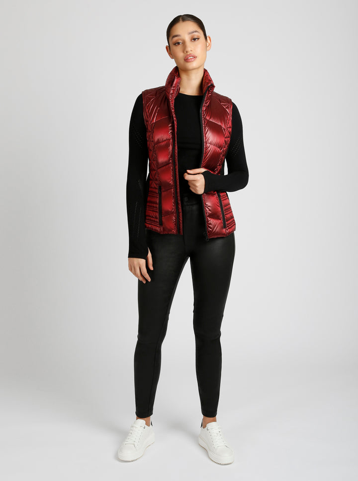 Lightweight Packable Puffer Vest - Blanc Noir Online Store