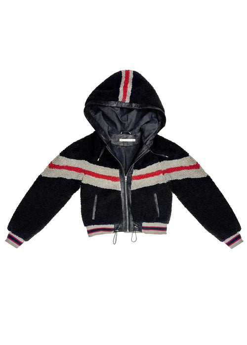 VAULT Sporty Shearling Hoodie
