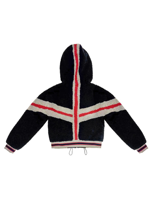 VAULT Sporty Shearling Hoodie