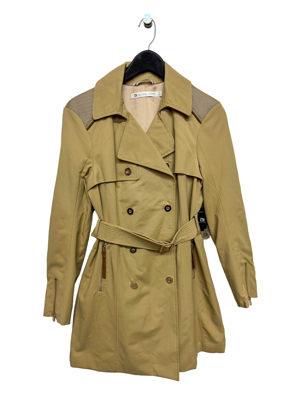 VAULT15_Suede Lace-back Trench Coat