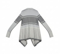 VAULT_710 Drape front Color blocked Cardigan
