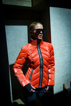 Super Hero Puffer With Reflective Trim