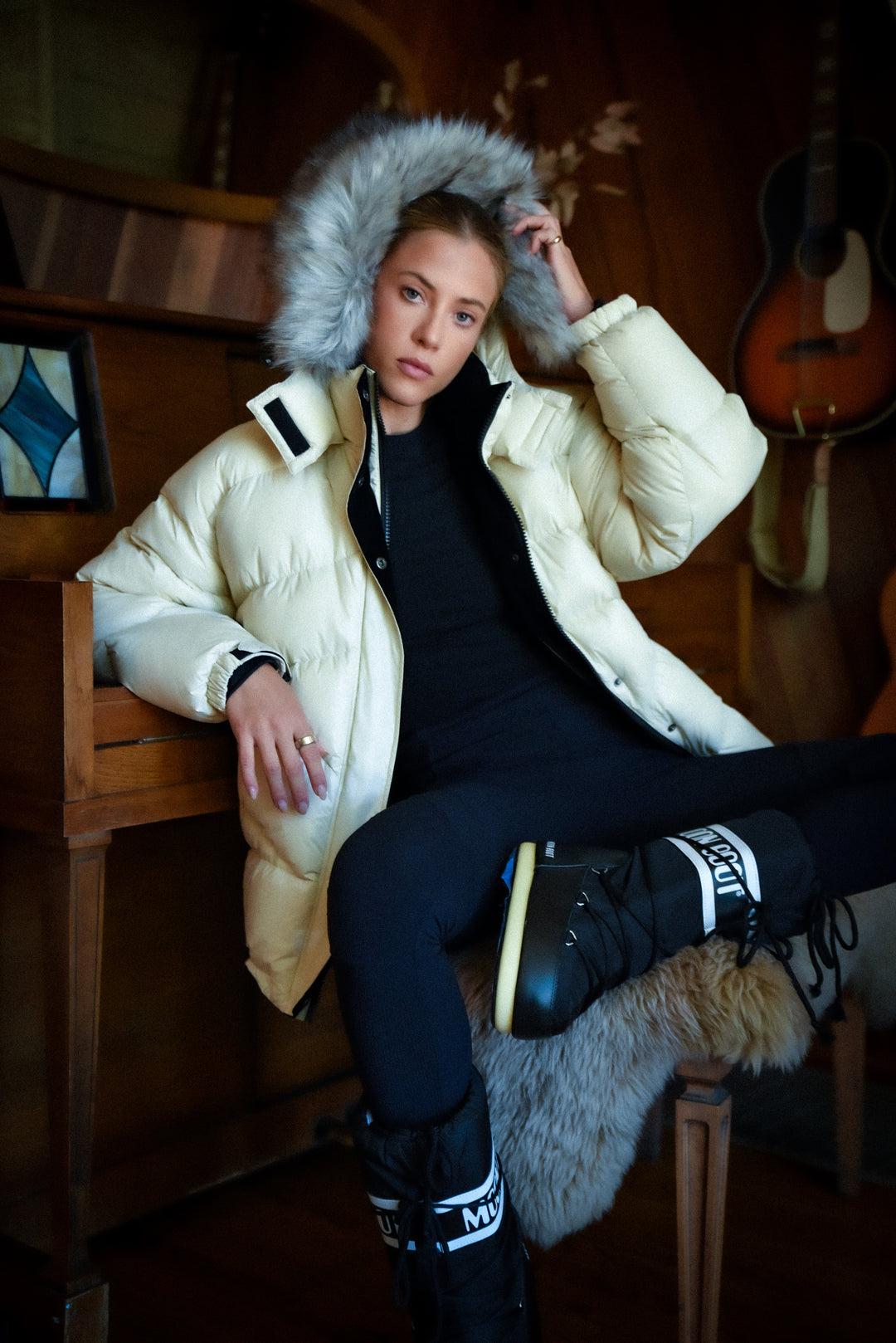 Afterburn Puffer Jacket - Blanc Noir Online Store