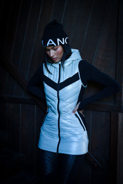 Elongated Puffer Vest - Blanc Noir Online Store