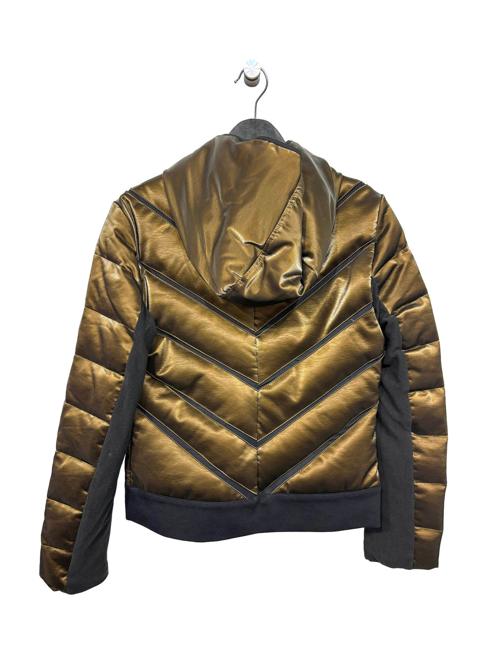 HOLD*VAULT Freestyle Mesh Inset Puffer - NY - Blanc Noir Online Store