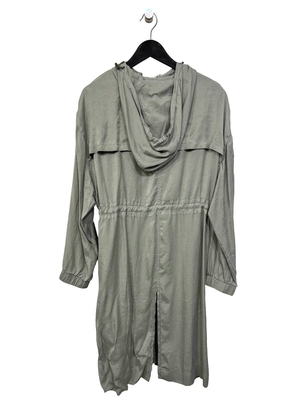 VAULT Hooded Tencel Maxi-length anorak - HOLD NY - Blanc Noir Online Store